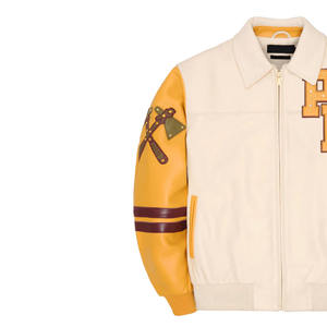 Veste en cuir Pelle Pelle de qualité supérieure Meilleur prix Veste d'hiver pour homme Véritable cuir Coupe-vent Imperméable Toutes les tailles disponibles - Product Image 3