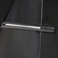 Blazer noir slim fit pour homme avec paillettes dorées, costume de scène hip hop, chanteurs, soirée, costume de danse, costume de chanteur, rouge