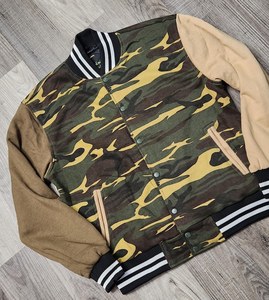 Personalizado al por mayor logotipo personalizado Universidad Letterman chaqueta Varsity cuero real mangas Varsity chaquetas - Product Image 3