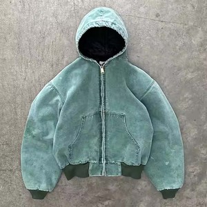 Hombres angustiados tipo único 100% material de algodón más sudaderas con capucha transpirables, Invierno 450 GSM sudadera al por mayor Top Sun faded HOODIE - Product Image 3