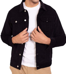 Vestes en jean décontractées unisexes au meilleur design pour hommes, boutonnées, hiver, lavées, écologiques, coupe-vent, respirantes, personnalisation en gros - Product Image 3