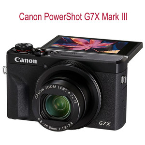 Cámara Digital Negra PowerShot G7 Mark III de 20.1 Megapíxeles, ORIGINAL, NUEVA, Lista para Enviar, Disponible en Existencia - Product Image 4