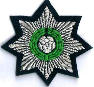 Fil de lingot de broderie fait à la main de haute qualité nouveau Style Service OEM pour les insignes régimentaires britanniques 1ST ROYAL DRAGOONS BLAZER BADGE - Product Image 5