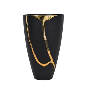 Vase en métal moderne de haute qualité pour mariage d'hôtel pour jardin, bureau, restaurant, décor, vase à fleurs antique de luxe Vases au sol - Product Image 1