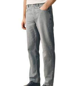 กางเกงยีนส์สำหรับผู้ชายกางเกงยีนส์ซักได้เข้ารูปปกติแบบเป็นมิตรกับสิ่งแวดล้อมระบายอากาศได้ดีและลำลองที่มีคุณภาพระดับพรีเมี่ยมสำหรับฤดูหนาว - Product Image 4