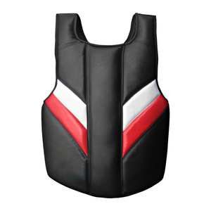 Protège-poitrine de fitness professionnel matériau en cuir PU pour la protection utiliser protecteur protège-poitrine fabriqué au Pakistan corps de boxe - Product Image 3