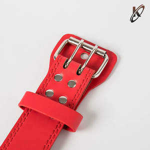 เข็มขัด100% หนังวัวแท้สำหรับยกน้ำหนักยกน้ำหนักในปากีสถานเข็มขัดหนังแท้ฟังก์ชั่นป้องกันเอว - Product Image 4