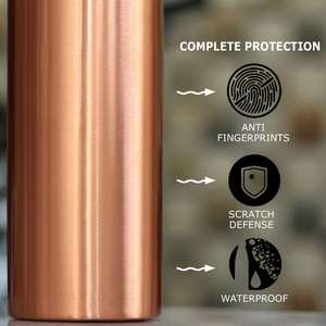Premium Quality Drinkware Pure Copper <b>Water</b> <b>Bottles</b> <b>with</b> Handle Glass Set for Travel Customizable Logo Health Benefits - Product Image 2
