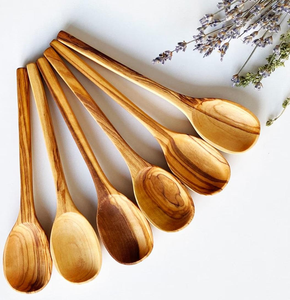 Cucharas de Té de Madera de Súper Calidad, Ecológicas, Accesorios de Cocina para Fiestas, Cucharas para Mezclar, Cocinar y Servir Sopa - Product Image 1