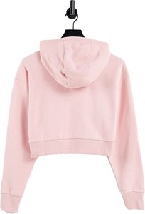 Novedades Top corto personalizado para mujer Sudaderas con capucha Ropa informal de ajuste relajado con logotipo frontal para invierno - Product Image 2
