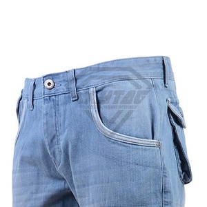 กางเกงขาสั้นผ้ายีนส์สำหรับผู้ชายไซส์ใหญ่พิเศษดีไซน์ล่าสุดสำหรับฤดูร้อน - Product Image 1