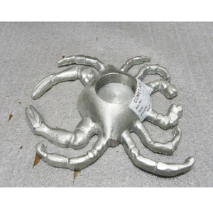 Bougeoir décoratif moderne en aluminium poli, qualité supérieure, meilleure vente - Product Image 3