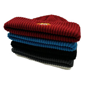 Warm Breathable & <b>Waterproof</b> Adjustable Wholesale Custom High Quality Wool Blend <b>Beanie</b> Caps Winter Fashion Unisex Caps PK - Product Image 2