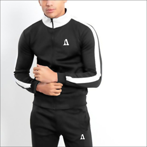 Men's Sweat <b>suit</b> Plus Size Long Sleeve Zip <b>Jacket</b> Pants Contrast Color Soft comfort Jogging Casual Sports <b>Suits</b> - Product Image 3