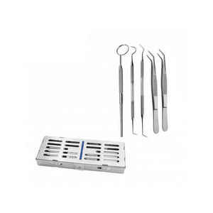 Kit de Exploración Dental, Kit de Higiene Dental Portátil con Mango Ergonómico, Juego de 5 Piezas de Instrumentos Quirúrgicos Dentales - Product Image 3