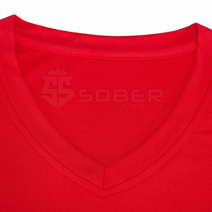 2024, conjuntos de ropa de fútbol para hombres con logotipo personalizado, uniforme de Equipo de Servicio OEM con impresión de uniformes de estilo de camiseta de fútbol en blanco - Product Image 5