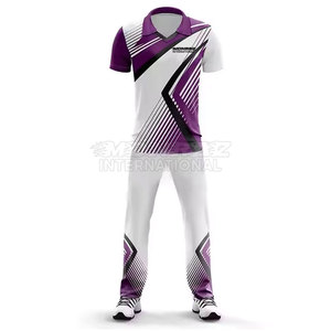 Cómodos pantalones cortos de talla grande manga hombres uniforme de Cricket ropa deportiva al aire libre uniforme de Cricket para la venta - Product Image 4