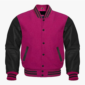 Veste universitaire en cuir de laine pour hommes vente en gros vestes d'université de baseball Letterman personnalisées pour hommes vestes en cuir pour hommes - Product Image 4