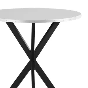 Mesa de centro de metal hecha a mano de diseño de calidad superior convertible estilo moderno características forma única - Product Image 2