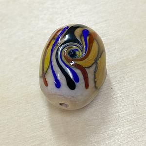 โคมไฟแก้วลายรุ้งหลากสี4มม. 6มม. 10มม. Murano millefiori ลูกปัดสร้อยข้อมือคริสตัลหลวมเครื่องประดับการทำตัวเลือก - Product Image 1