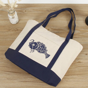 Bolsa de Mano Ecológica de Lona de Algodón, Estilo Vintage para Mujer, Reutilizable, Resistente, con Logotipo Personalizado, para Compras, Viajes y Transporte - Product Image 3
