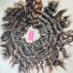 100% cabello de color de templo indio natural para mujeres cutícula alineada procesamiento ninguno tejido barato cabello humano natural crudo - Product Image 1