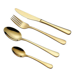 Juego de cubiertos de colores vibrantes con diseño de arcoíris, diseñado para brindar elegancia moderna, fabricado con acero resistente, ideal para el día a día. - Product Image 2