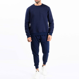 Survêtement surdimensionné en coton pour homme, survêtement de Jogging, Logo personnalisé, poids lourd - Product Image 1