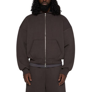 Customize Premium Quality Men's Zipper <b>Hoodie</b> Tracksuits Oversize Slim Boxy Fit <b>Hoodie</b> With Custom Manufacture Winter Collection - Product Image 2