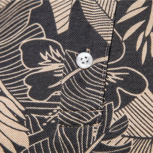 Vente en gros logo personnalisé séchage rapide léger performance athlétique décontracté 100 coton uni solide polos de golf pour hommes - Product Image 5