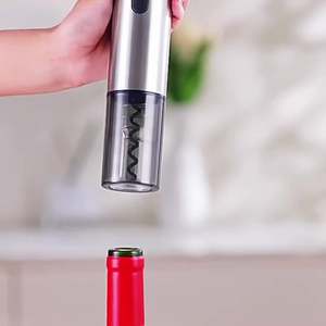 Sacacorchos Eléctrico Automático de un Toque, Abridor de Vino de Acero Inoxidable de Alta Resistencia con Alimentación USB y Asa - Product Image 2