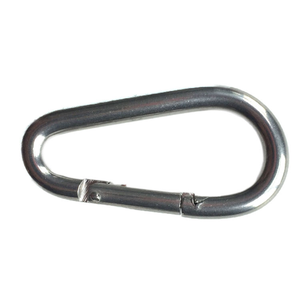 Harga pabrik kualitas tinggi pir berbentuk kait jepret tugas berat klip <span class=keywords><strong>Carabiner</strong></span> DIN5299B baja anti karat 304/316 kait jepret musim semi - Product Image 4