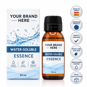 Essenza Idrosolubile OEM Vitality 50ml |   Fragranza per umidificatore all'arancia, bergamotto e fragola |   Marchio Privato Spagna - Product Image 1