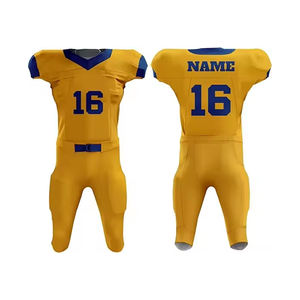 Conjuntos de Uniformes de Fútbol Americano, Uniformes de Poliéster en Blanco, Uniformes de Fútbol Americano de Malla Transpirable y Cómodos - Product Image 5