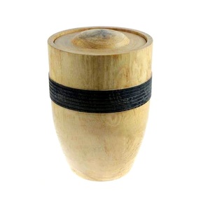 Urna de madera de mango para adultos, suministros de entierro Vintage, caja de cenizas marrón de madera para mayoristas de servicios funerarios - Product Image 2