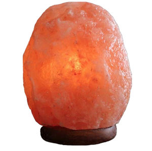 Lampe en sel de l'Himalaya naturel artisanale personnalisée, lampe en sel de roche rouge rose, style Feng Shui pour la décoration de la maison et les cadeaux - Product Image 1