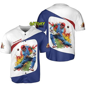 เสื้อโปโลคอโปโลแห้งเร็วระบายอากาศได้ดีเสื้อโปโลพิมพ์ลายคริกเก็ตแบบระเหิดตามสั่ง - Product Image 6