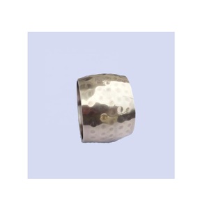 Anneau de serviette attrayant et créatif en acier inoxydable décoration de fête de mariage anneau de serviette rond en Aluminium anneau de serviette de haute qualité - Product Image 3