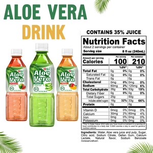 330ml de boisson au jus de passion à l'aloe vera (lot de 24) Eau de seltz zéro sucre zéro calorie - Product Image 2