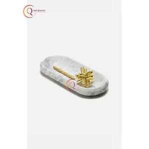 Cendrier de fumer en marbre de fantaisie traditionnel Cendrier robuste de stockage de cendres de table fabriqué à la main de qualité supérieure pour hôtel de bar à bon prix - Product Image 4