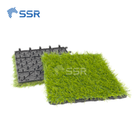 SSR VINA-Carreaux de gazon artificiel-Carreaux de gazon Balcon Décorations de bricolage Carrelage extérieur sol de balcon