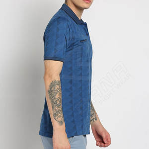 100% algodón para hombres, para polos, ropa de calle personalizada, patrón sólido, logotipo elegante incluido, diseño de moda, suministro ODM - Product Image 6