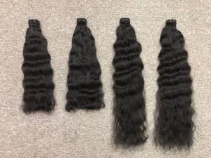Extensiones de cabello humano vietnamita de doble trama de grado 12A, máquina negra Natural, teje paquetes vírgenes sin procesar - Product Image 3