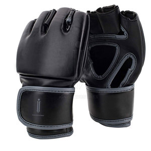 Meilleure qualité Gants de boxe MMA en cuir avec logo professionnel Gants de MMA en cuir PU - Product Image 1