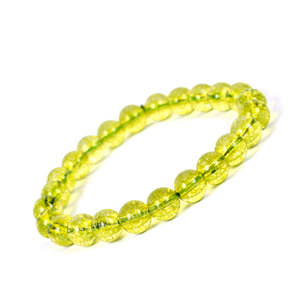Pulsera de Cristal Hidroperidoto - Piedra Preciosa Natural Curativa para la Abundancia y el Crecimiento - Product Image 2