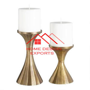 Bougie en métal dernière conception support votif pot à bougie au prix de gros fournisseur de luxe fini doré - Product Image 2