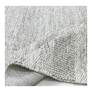 พรมขนสัตว์ธรรมชาติสไตล์โบโฮ สีธรรมชาติ สไตล์นอร์ดิก มีตัวอย่างให้เลือก ผลิตด้วยมือ ทนไฟ ซักได้ เหมาะสำหรับบ้านและโรงแรม - Product Image 1