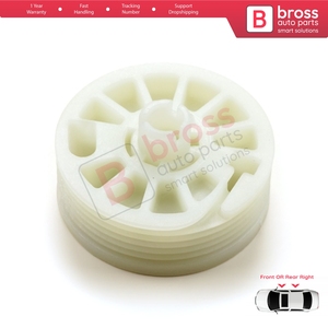 Poulie de lève-vitre droite V2BWR5455, tambour, engrenage, roue dentée, bobine 82481D9010 pour Sportage MK4 QL 2017-2021 - Product Image 3