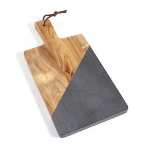 Planche à découper multi-usages hexagonale en bois et en marbre de vente élevée pour les fournitures d'accessoires d'ustensiles de cuisine à la maison - Product Image 2