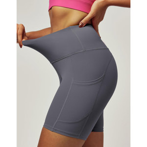 Shorts Deportivos de Poliéster para Mujer, Estilo Jogger, para Correr, Yoga, Secado Rápido, Transpirables, Personalizables, Tipo Biker, para Gimnasio - Product Image 4